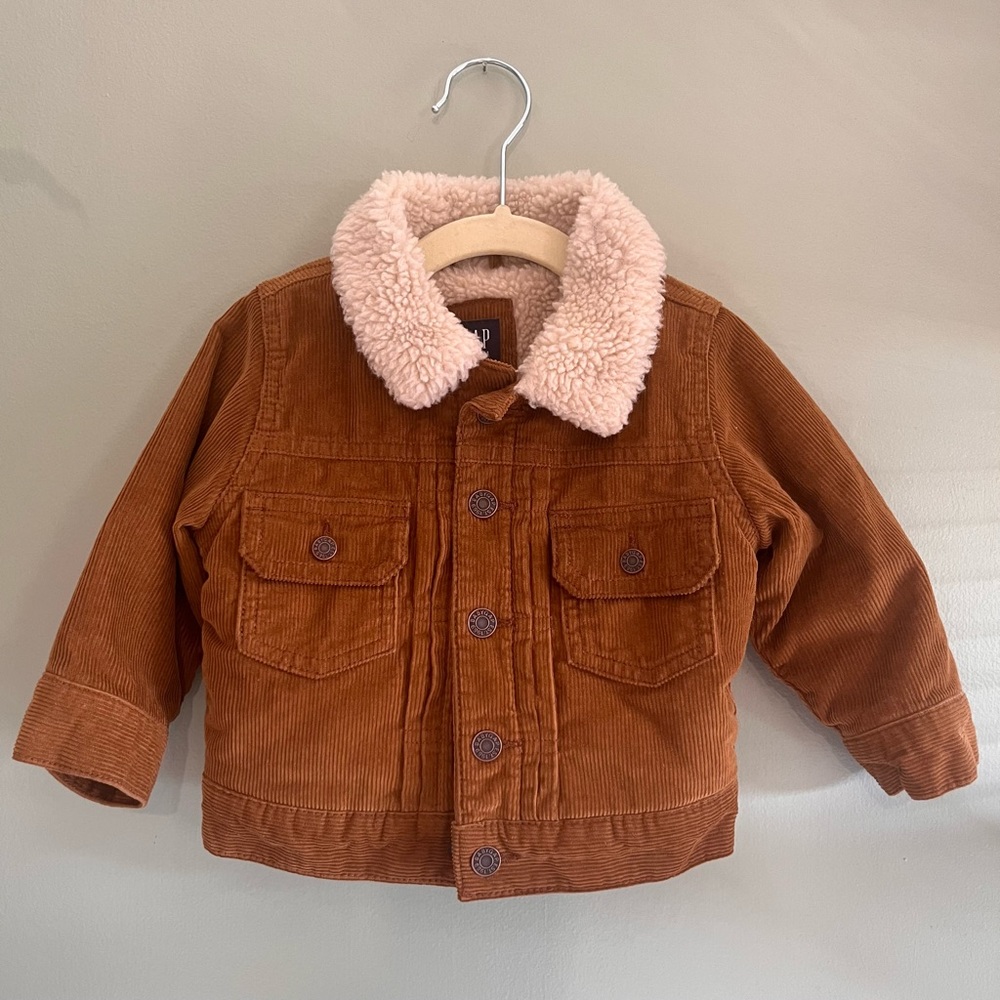 COPY - Gap Corduroy Sherpa Collared Bomber Jacket